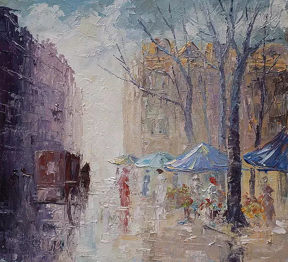 Ryszard Tyszkiewicz - Autumn market