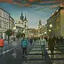 Mirosław Kowzanowicz - Autumn evening in Lublin Promenade