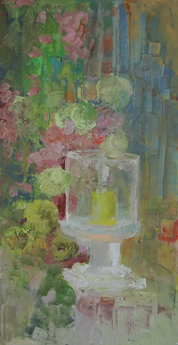 Hanna Gąsienica Samek - Autumn corner with a yellow candle