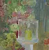 Hanna Gąsienica Samek - Autumn corner with a yellow candle