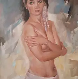 Katarzyna Mościńska, Я, Масляная картина - холст, 70 x 120