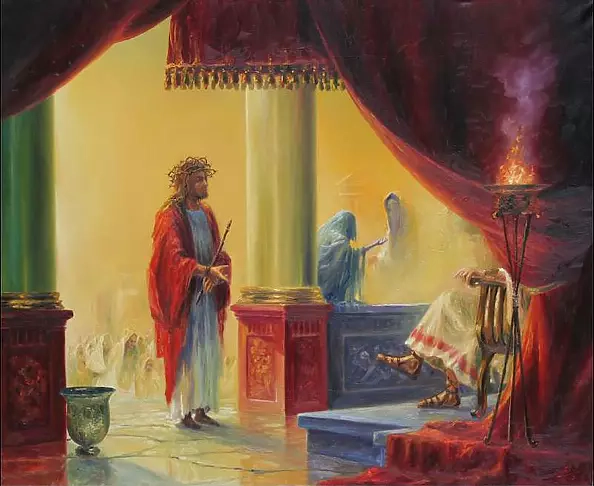 Mariusz Lewandowski - Jesus before Pilate