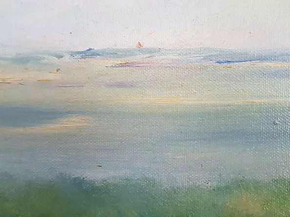 Bożena Mozolewska - Lake Dąbie from Nehringa Street