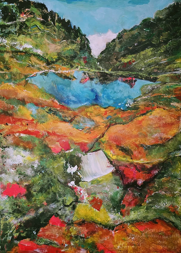 Ewa Mościszko - Jezioro szczęścia/Chile /Ziemia ognista 