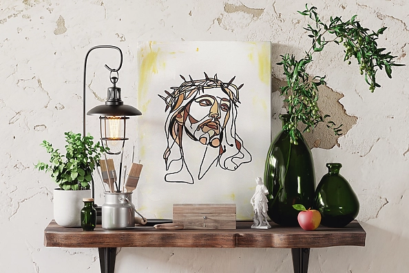 Rafał Kulik - Jezus, portret nr 3