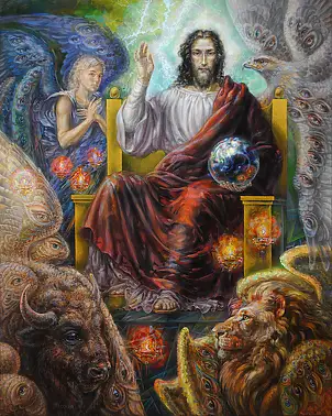 Snieżana Viteckaja, Gesù, Quadro a olio - tela, 80 x 100