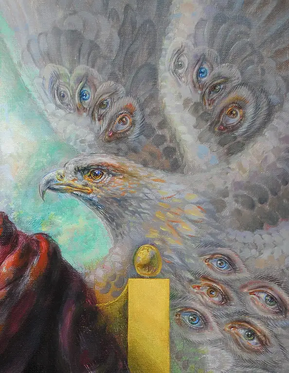 Snieżana Viteckaja, Gesù, Quadro a olio - tela, 80 x 100