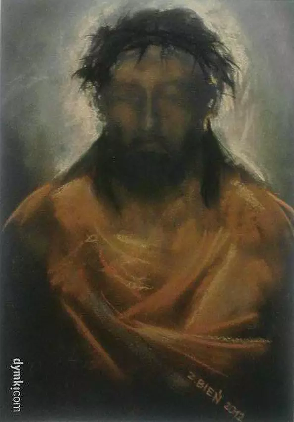 Zbigniew Bień - Jesus wearing a crown of thorns