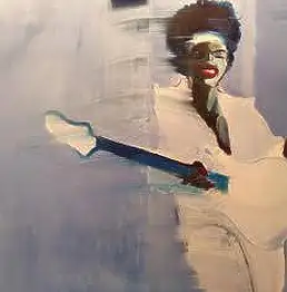 Jerzy Kowal, Jimi Hendrix still alife, Obraz olejny - płótno, 150 x 100