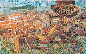 Piotr Bielecki - Jovanka on a rope above Dubrovnik