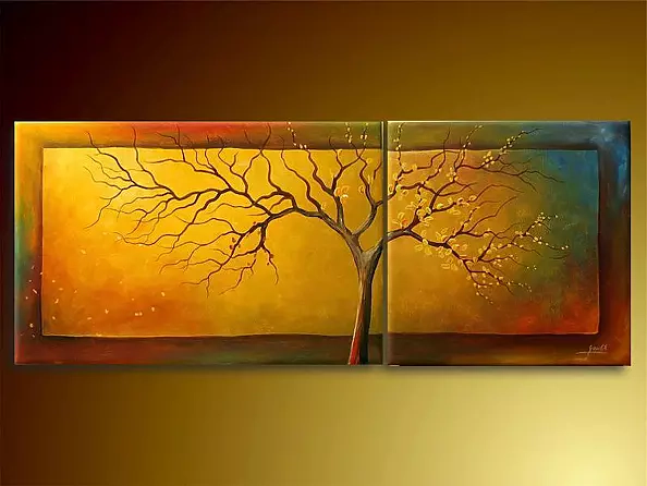 Ewa Gawlik - Before winter - diptych