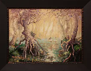 Ryszard Tyszkiewicz, Jutrzenka, Obraz olejny - płyta, 61 x 53