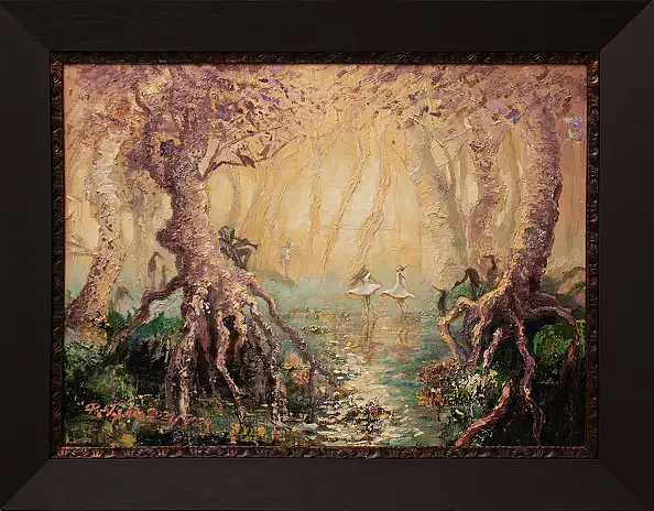 Ryszard Tyszkiewicz, Jutrzenka, Obraz olejny - płyta, 61 x 53