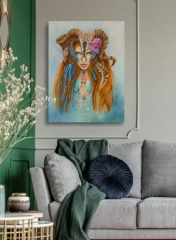 Urszula Świtaj, K.2, Oil painting - canvas, 60 x 80