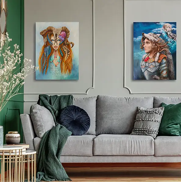 Urszula Świtaj, K.2, Oil painting - canvas, 60 x 80