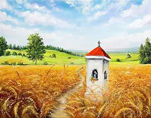 Radosław Popek - The chapel AMONG fiefs CEREALS