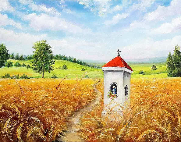 Radosław Popek - The chapel AMONG fiefs CEREALS