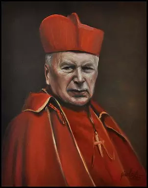 Damian Gierlach - Stefan Cardinal Wyszynski portrait oil painting GIERLACH D.