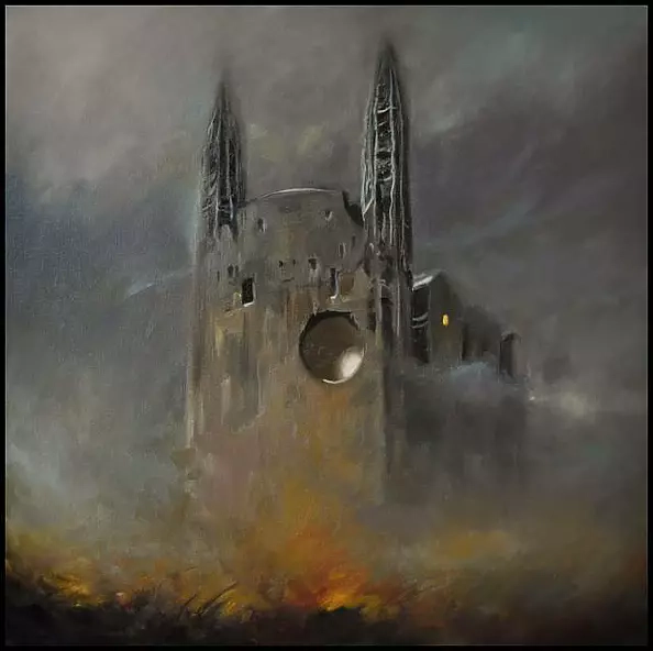 Damian Gierlach - DEPARTMENT landscape surrealism fantasy on the theme of Beksiński