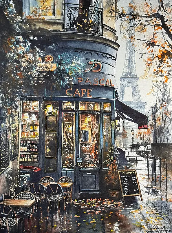 Janusz Kulikowski - „KAWIARNIA POD WIEŻĄ EIFFLA”