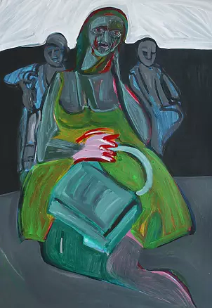 Mariola Paulina Żylińska Jestadt - WOMAN WITH LUGGAGE