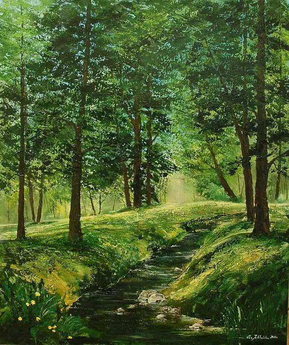 Ewa Jabłońska - Konstancin-JEZIORNA- Il parco ....