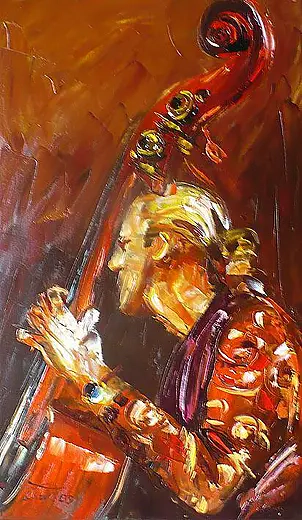 Dorota Łaz - contrabassist