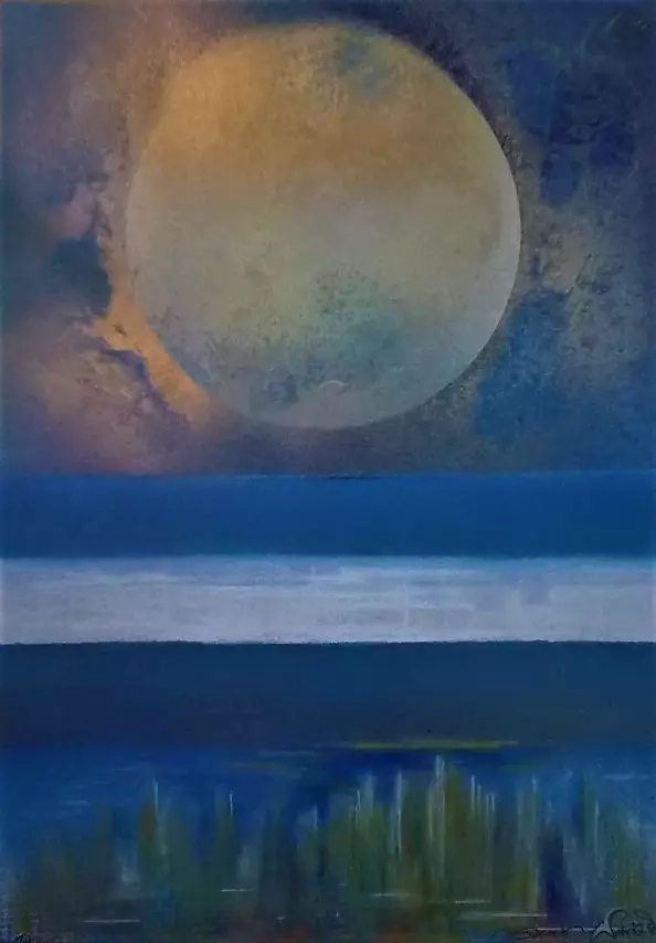 Janusz Wosiek - LA LUNE SUR LA MÉTROPOLE