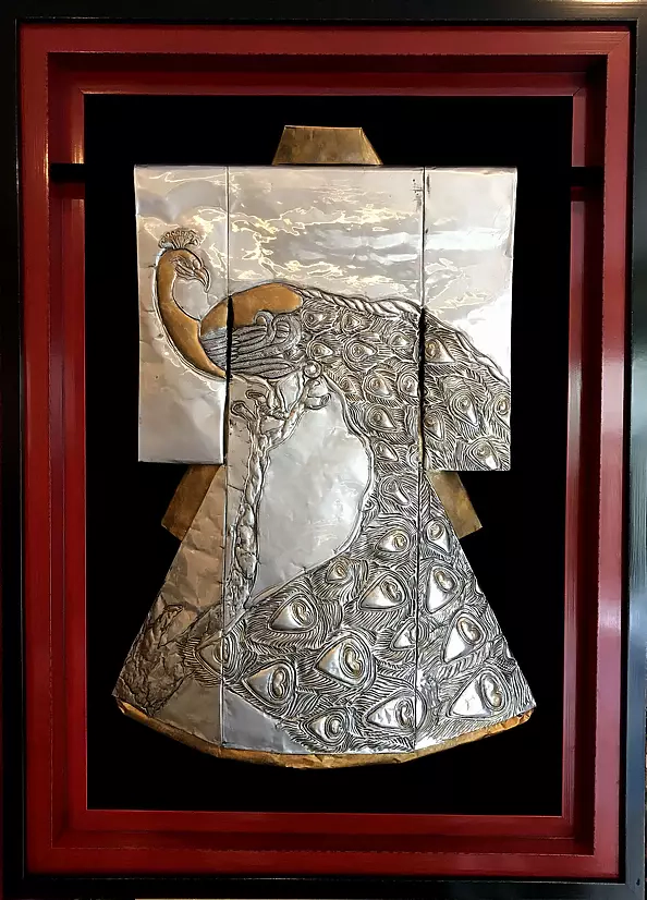 Anna Godlewska - KUJAKU - PAW  Kimono ślubne