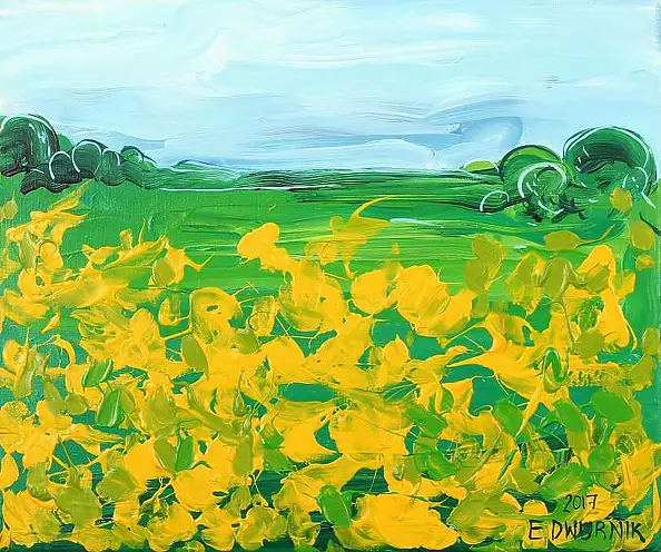 Edward Dwurnik - marigolds