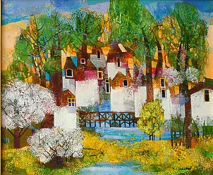   - Marigolds and blackthorn