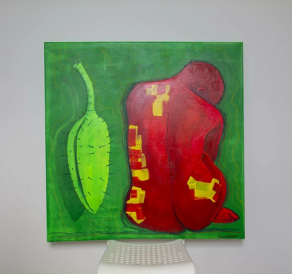 Oksana Chumakova - Garden cactus.