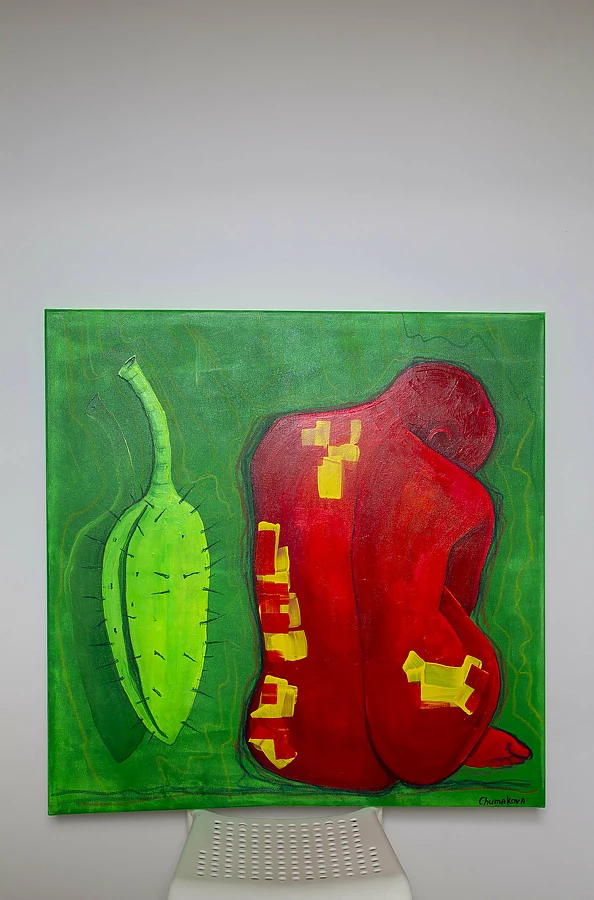 Oksana Chumakova - Garden cactus.