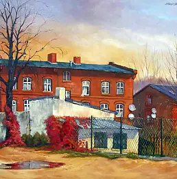 Andrzej Karpiński, Kałuża, Obraz olejny - płótno, 60 x 50