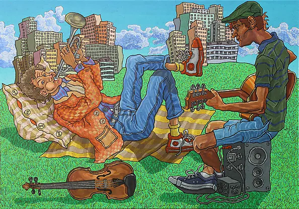 Grzegorz Mioduszewski - Chamber outdoor band - violinist will be back soon