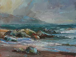 Krzysztof Tracz - Rocky shore.