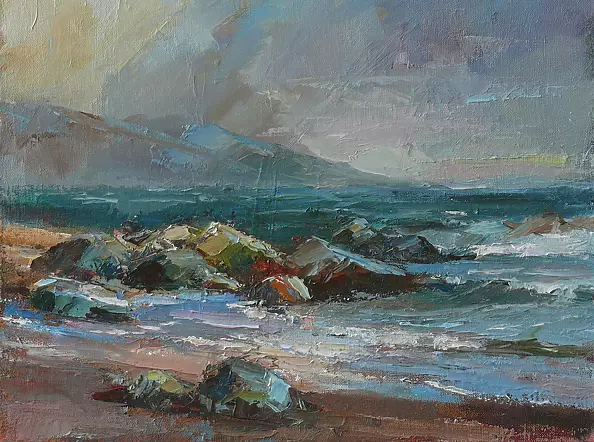 Krzysztof Tracz - Rocky shore.