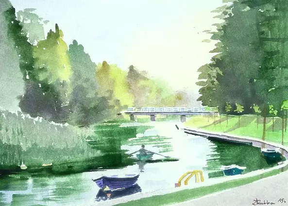 Zdzisław Rutkowski - Bystry Canal in Augustow