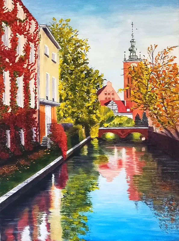 Anna Maria Modrzejewska - Radunia Canal in Gdańsk