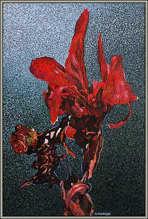 Marek Chomczyk, Canna, Acrylgemälde - Leinwand, 94 x 150