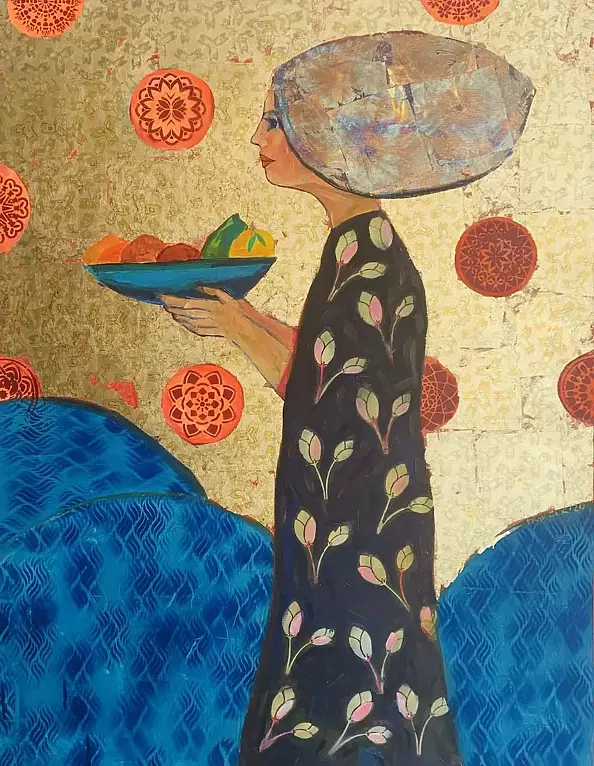 Bartosz Frączek - A priestess with fruit