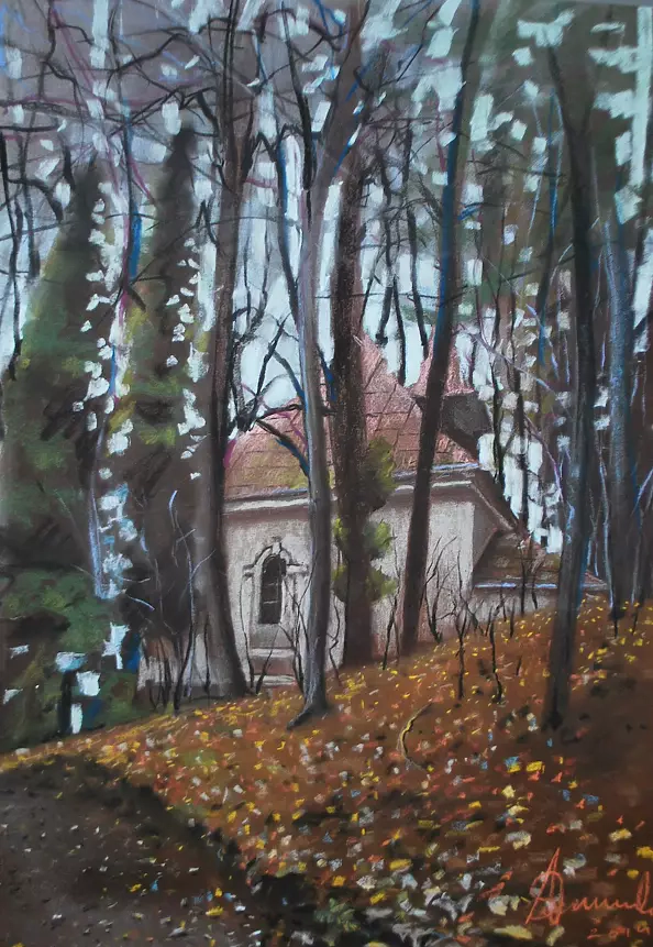 Andrzej Siewierski - Kapliczka na Górze Parkowej w Kudowie żdroju.