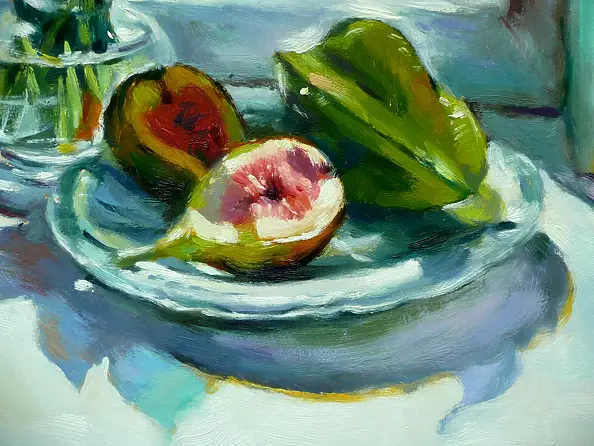Barbara Gulbinowicz - Carambola with fig