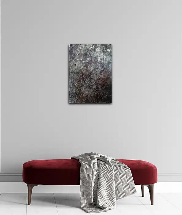 Iwona Jabłońska, Natural disaster, Watercolors, Acrylic painting, Oil painting, Tempera - canvas, 40 x 55