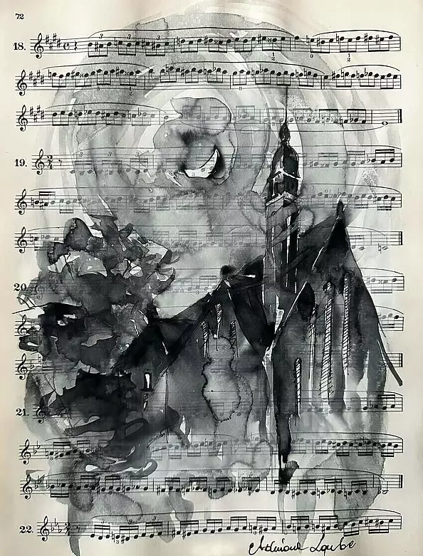 Adriana Laube - "Cathedral at Night"