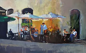 Doma Suszczyńska - A cafe in Rome