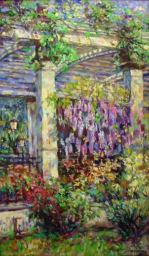 Maria Dziopak - Cafe in the Park