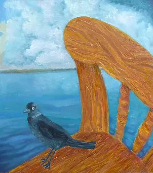 Elżbieta Goszczycka - Coffee on a chair