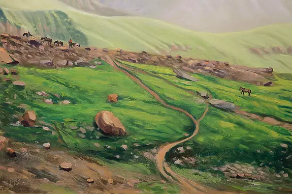 Wojciech Pater - Kazbek IV - Podejście do Lodowca Gergeti