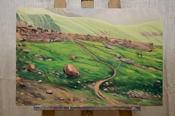 Wojciech Pater - Kazbek IV - Podejście do Lodowca Gergeti